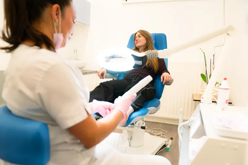 Kaltplasma-Behandlung – Ablauf der Behandlung in der Praxis PodoTrend